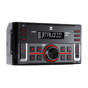 Dual Electronics XD28BT, Car Stereo Head Unit, Double DIN with Bluetooth, 7-Character LCD, New