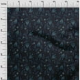 thumbnail image 3 of oneOone Polyester Spandex Medium Blue Fabric Floral Quilting Supplies Print Sewing Fabric By The Yard 56 Inch Wide, 3 of 5
