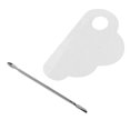 thumbnail image 1 of Nail Art Palette, Transparent Multifunctional Prevent Deformation Makeup Mixed Color Tray Thick With Spatula For Home, 1 of 8