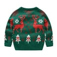 thumbnail image 4 of EGNMCR Ugly Christmas Sweaters For Kids Boys Girls Fashion Round Neck Pullover Classic Sweater, 4 of 5