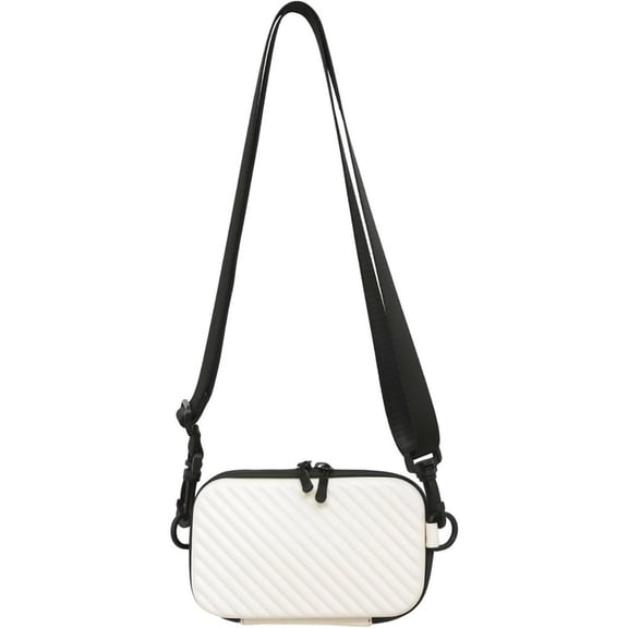 Alikpop Chic Structured Crossbody Bag, Adjustable Guitar Strap Sling Purse, Unisex Casual Shoulder Bag for Daily Gift