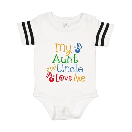 

Inktastic My Aunt and Uncle Love Me Gift Baby Boy or Baby Girl Bodysuit