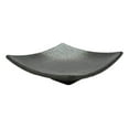 thumbnail image 4 of Pack Of 5 Charcoal Grey Hakumu Collection Square Appetizer Dessert Salad Plates, 4 of 9
