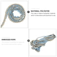 thumbnail image 3 of WEUVEB Blue Polyester Twisted Trim Cord Rope for Sofa and Pillow Decor Durable Four Braided Decorative Rope, 3 of 8