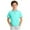 Green, variant on Boys Summer T Shirts Kids String Pique Polo Shirts Collared Casual Top Short Sleeve Teens Tees Front Button Closure 4-14 Years