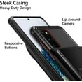 thumbnail image 4 of for Galaxy S20 Wallet Case for Men Women with 4 Credit Card Holder Slot Hidden Flip Back Pocket Dual Layer Hybrid Rugged Bumper Armor Protective Hard Shell Cover for Samsung Galaxy S20 Black, 4 of 12