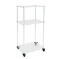 thumbnail image 6 of DENEST 3-Tier Mobile Clear Acrylic Printer Stand Storage Shelf Printer Table on Wheel, 6 of 18