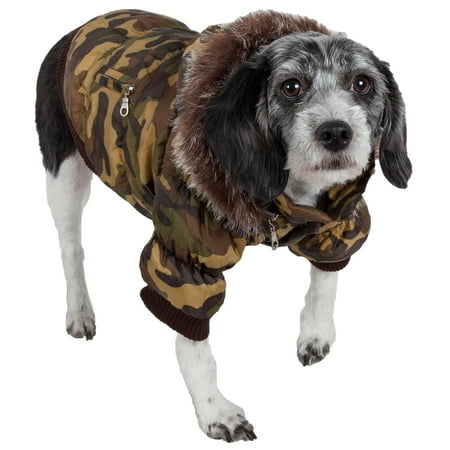 UPC: 0858342000154 | Pet Life ® Classic Metallic Fashion 3M Insulated Dog Coat Parka w/ Removable Hood