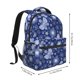 thumbnail image 2 of Disketp Beautiful Snowflake Butterfly Mochila Estampada para Hombre y Mujer – Mochila Ligera Clásica con Múltiples Bolsillos para Universidad, Trabajo y Viajes-One Size, 2 of 5