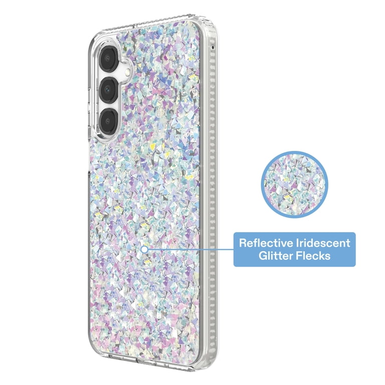 onn Samsung Galaxy A16 5G Case Iridescent Glitter photo 6