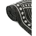 thumbnail image 6 of Unique Loom Outdoor Traditional Collection Area Rug - Deco (10' Square Black and White), 6 of 11