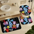 thumbnail image 6 of Blue'S Clues 4 Pcs Shower Curtain Sets with 12 Hooks Non-Slip Rugs U-Shaped Bath Mat, Toilet Cover, Bathroom Sets with Shower Curtain And Rugs And Accessories, 6 of 8