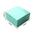 thumbnail image 3 of Efavormart 100 Pack | 4"x4"x2" Turquoise Cake Cupcake Party Favor Gift Boxes, DIY, 3 of 10