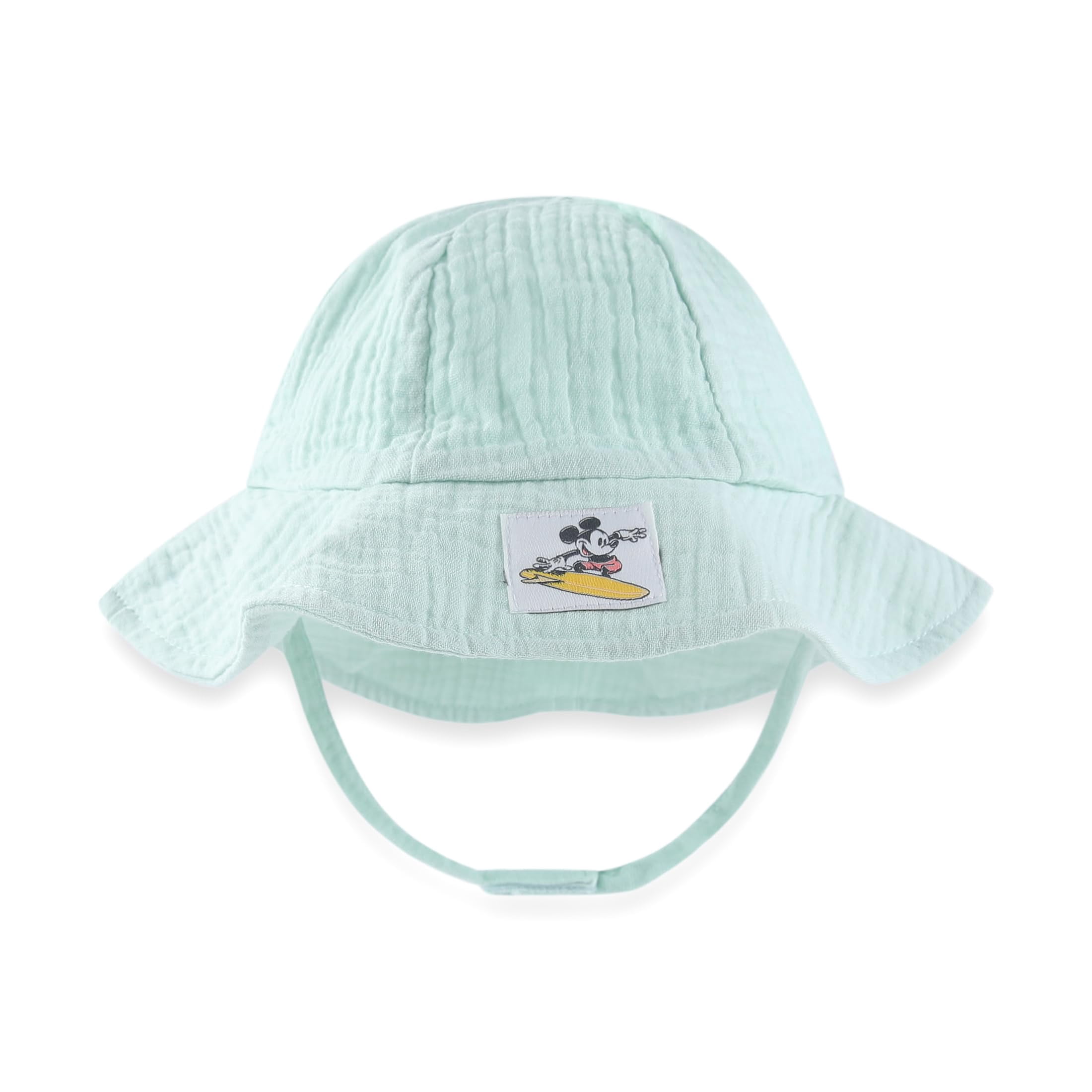 Disney Mickey Mouse Gauze Romper with Bucket Hat (Baby Boys), 2 Piece Set, Sizes 6M-24M