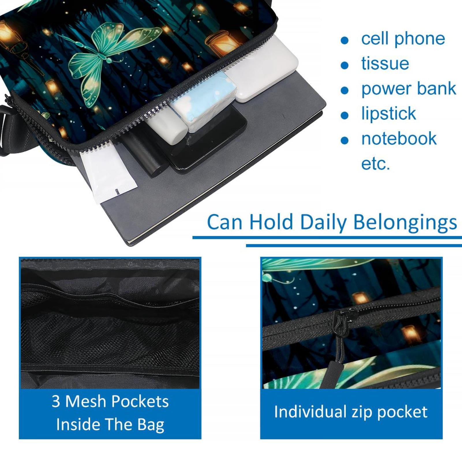 Firefly Lightweight Running Belt Waist Bag with Extension Strap and Money Belt - Unisex