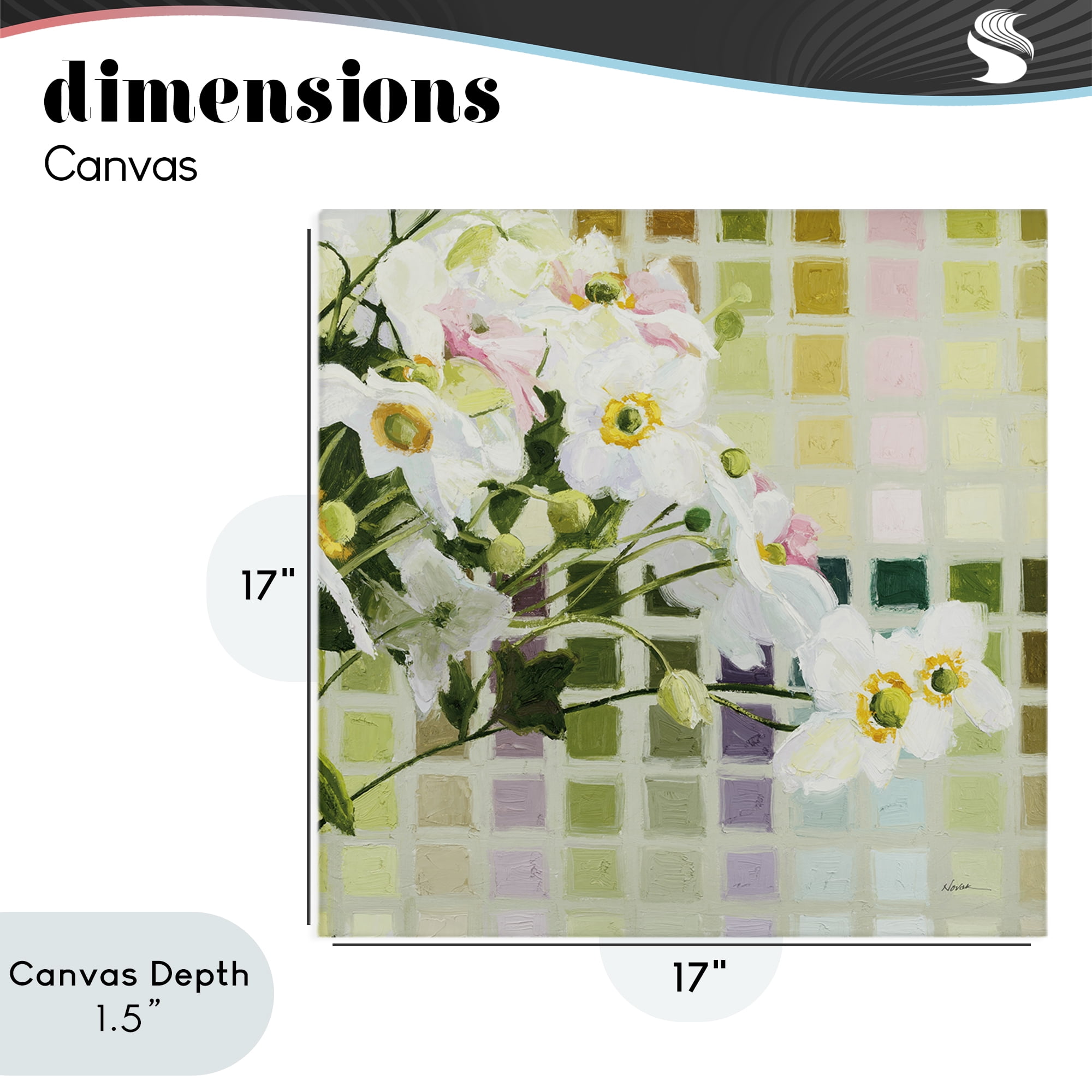 Stupell Industries Color Chart Daffodils Canvas Wall Art, design by Shirley Novak