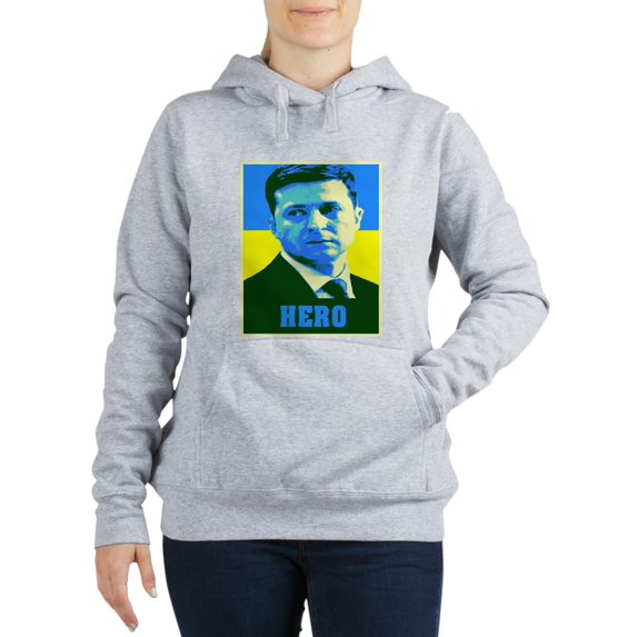 CafePress - Ukrainian President Zelenskyy Ukraine F Sweatshirt - Women's Hooded Sweatshirt