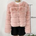 thumbnail image 1 of Abrigo de piel sintética para mujer, mullida Chaqueta corta de alta calidad, Tops peludos a la moda, otoño e invierno, 2024, 1 of 5