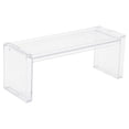 thumbnail image 1 of Wosthever Soporte de almacenamiento transparente para escritorio, estante de juguetes apilable transparente, libro para el hogar, suministros Almacenamiento y organización del hogar tipo plano, 1 of 6