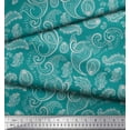 thumbnail image 2 of Soimoi Rayon Fabric Paisley Block Print Fabric by The Yard 56 Inch Wide, 2 of 3