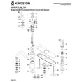 thumbnail image 3 of Kingston KB1578BLSP Georgian Single-Handle 2-or-4 Hole Kitchen Faucet with Side Sprayer in Brushed Nickel, 3 of 4