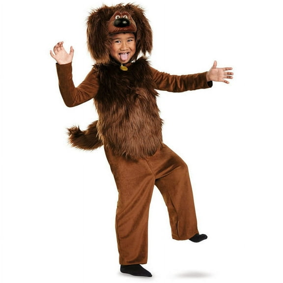 Childs Boy's Deluxe The Secret Life Of Pets Mutt Dog Duke Costume Toddler 3T-4T