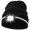 Black, variant on LED Beanie with Reflective Stripes, Safety High Visibility Winter Hat with Light for Outdoor Work Sports Gifts for Men Dad (Fluorescent Yellow)