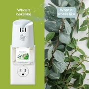 Scent Fill Eucalyptus Spearmint Plug in Air Freshener Starter Kit, Scented Oil Refills, 2 Refills + Diffuser