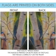 thumbnail image 5 of Toland Home Garden Birch Perch Bird Flag Double Sided 28x40 Inch, 5 of 5