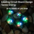 thumbnail image 3 of LED Fishing Lures Assortment Deep Drop LED Fishing Spoons Underwater Flasher Diamond Lights Trolling Lures Halibut Rig Mini spoon(Pack of 5), 3 of 8
