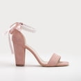 thumbnail image 1 of Melissa - Sandalias de ante rosa empolvado con perlas rosa 27 CM, 1 of 9