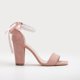 thumbnail image 1 of Melissa - Sandalias de ante rosa empolvado con perlas rosa 26 CM, 1 of 9