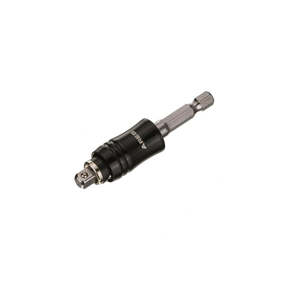 ARES 70034 2-in-1 Socket Bit Holder - Holds 1/4-Inch Drive Sockets and Bits - Quick Change Mechanism - Easy Switching Between Bits and Sockets