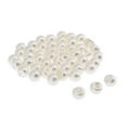 thumbnail image 2 of 100 Resin Pearl Rhinestone White Buttons Bulk Craft Pearl Button Sewing Accessories 10mm, 2 of 8
