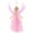 Pink, variant on AUDeals Christmas Tree Topper Fairy Angel Christmas Tree Pendant Fabric Angel Christmas Tree Topper Gifts for Home Holiday Party Christmas Decor Supply Tree Ornament Length:7.48 Inch