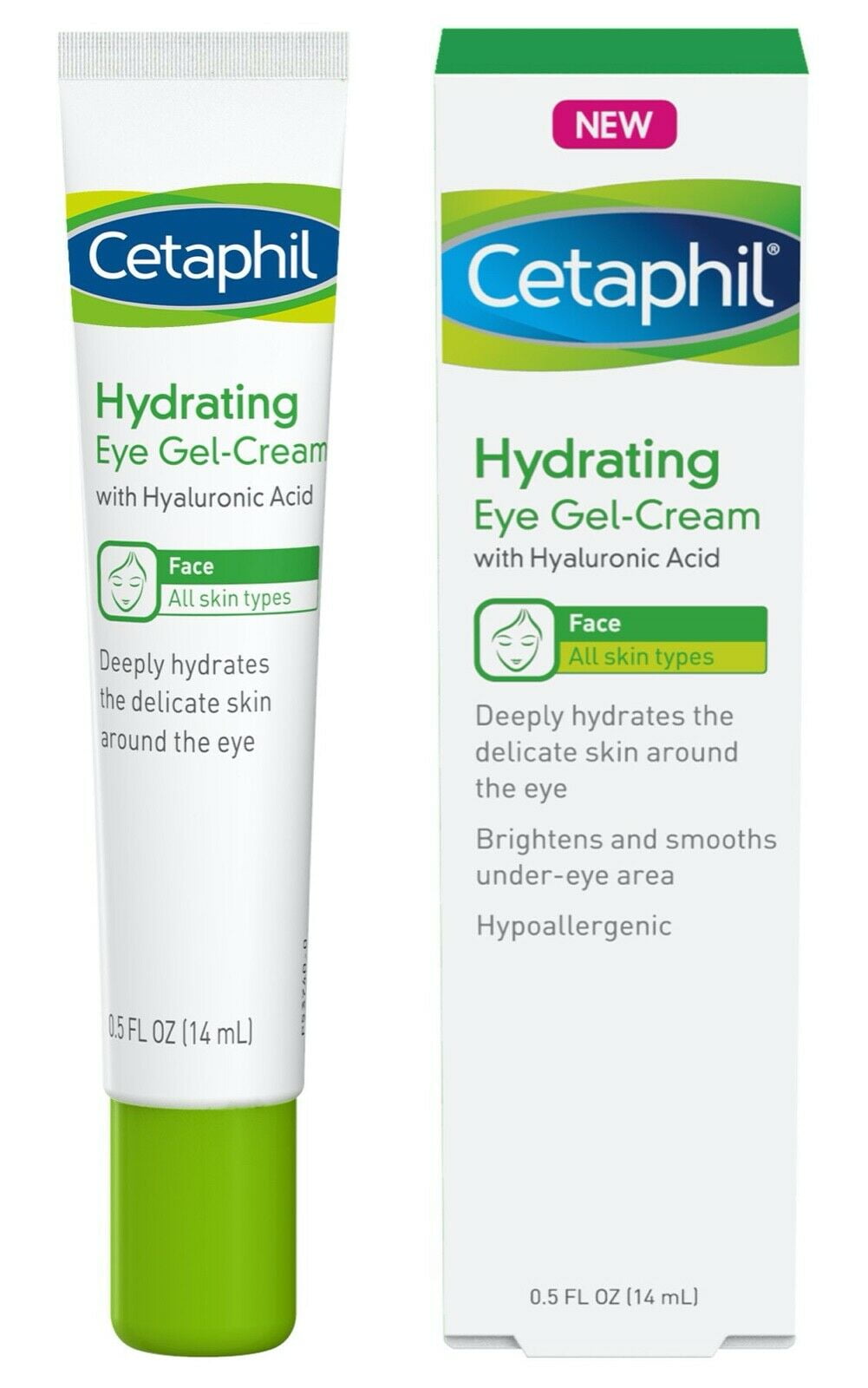 Cetaphil Hydrating Eye Gel-Cream with Hyaluronic Acid 0.5 oz -