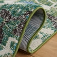 thumbnail image 6 of SAFAVIEH Madison Connell Geometric Area Rug, Green/Ivory, 5'3" x 7'6", 6 of 9