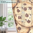 thumbnail image 4 of Chocolate Chip Cookies Blackout Curtains Thermal Insulation 63 inch Grommet for Bedroom Living Room Bathroom Kitchen Windows 2 Pack, 4 of 6
