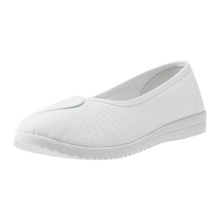 

Women Cute Pattern Shoes Fashion Soft Sole Cloth Shoes Linen Soft Sole Cloth Shoes Beef Tendon Sole Non Slip Cloth Shoes Cotton and linen Dress Sandals for Women White
