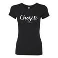 thumbnail image 2 of Wild Bobby Chosen 1 Peter 2:9 Inspirational/Christian Women Slim Fit Junior Tee, Black, Small, 2 of 5