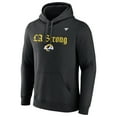 thumbnail image 2 of Unisex Fanatics  Black Los Angeles Rams LA Strong Fleece Pullover Hoodie, 2 of 5