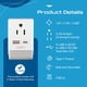 thumbnail image 4 of Adaptador de Enchufe Power Ceptics con USB QC 3.0 y PD 18W, 4 of 9