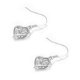 thumbnail image 4 of Yoursfs Love Cubic Zirconia Crystal Earrings for Women Dainty Heart Dangle Drop Earrings Hooks White Gold Plated Valentine Jewelry Gifts, 4 of 6