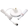 thumbnail image 5 of Antenne TV Portable Intérieur/extérieur avec Base Magnétique, Réception à 360°, Antenne TV Numérique Freeview, 4K 1080p VHF UHF (Blanc), 5 of 5