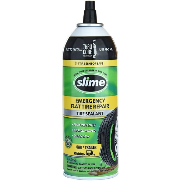 Sellador de reparación de pinchazos en neumáticos Slime 60186 414 ml para automóviles