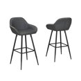 thumbnail image 1 of Tabouret de bar Fresno 26 po, ensemble 2 pièces, Gris, 1 of 1