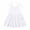 White, variant on Edvintorg baby girl clothes summer dress Toddler Baby Girl Children's Cotton and Linen Suspender Dresses Solid Color beach Vest Skirt 3Months-4Years