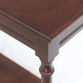 thumbnail image 7 of Urbanest 28.25'' Console Table,entryway Table, Narrow Sofa Table with Shelves, Entrance Table for Hallway, Entryway, Living Room, Foyer, Corridor, Office, 28.25'' H X 28.25'' W X 11.8'' D,Walnut, 7 of 7