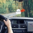 thumbnail image 3 of Uhnauch Halloween Ghost Car Accessories Hanging Ornament Crochet Pumpkin And Car Pendant For Car Rear View Mirror Interior Decoration, 3 of 9