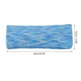 thumbnail image 4 of Unique Bargains 1 Pc Breathable Headband for Yoga Blue White, 4 of 6